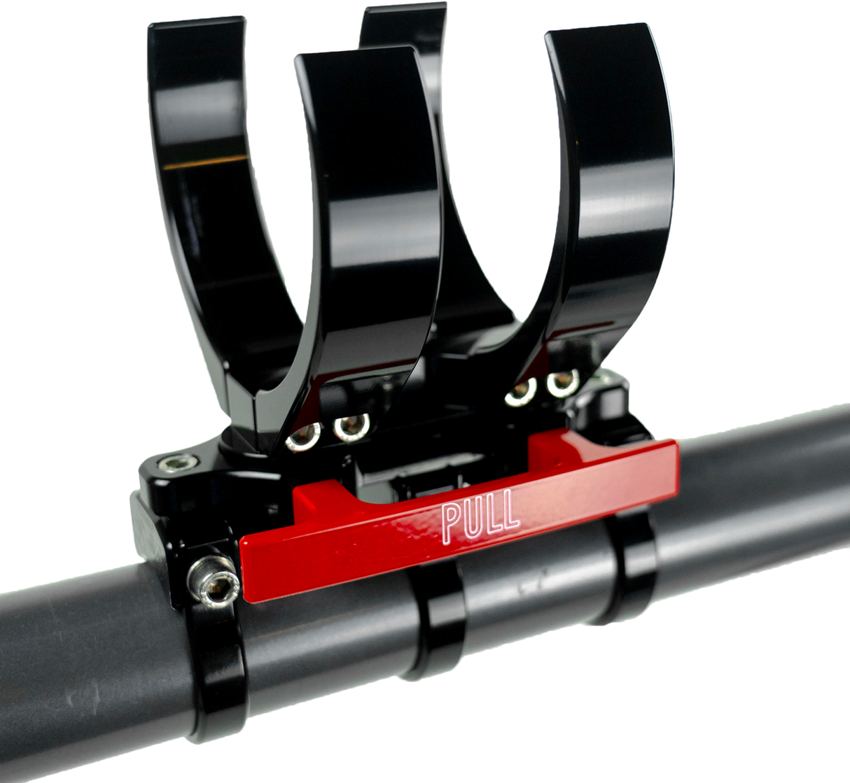 AXIA MODFM5-BK Quick Release Fire Mount for 5lb Amerex Fire Extinguisher - Universal Fit for UTVs with Horizontal Roll Cage Bars