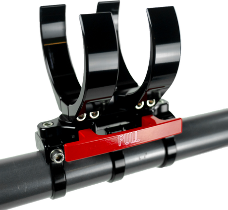 AXIA MODFM5-BK Quick Release Fire Mount for 5lb Amerex Fire Extinguisher - Universal Fit for UTVs with Horizontal Roll Cage Bars