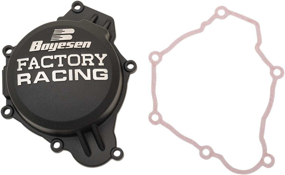 Boyesen SC-41CB Ignition Cover for Gas Gas, Husaberg, Husqvarna, and KTM - Black