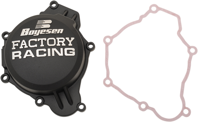 Boyesen SC-41CB Ignition Cover for Gas Gas, Husaberg, Husqvarna, and KTM - Black