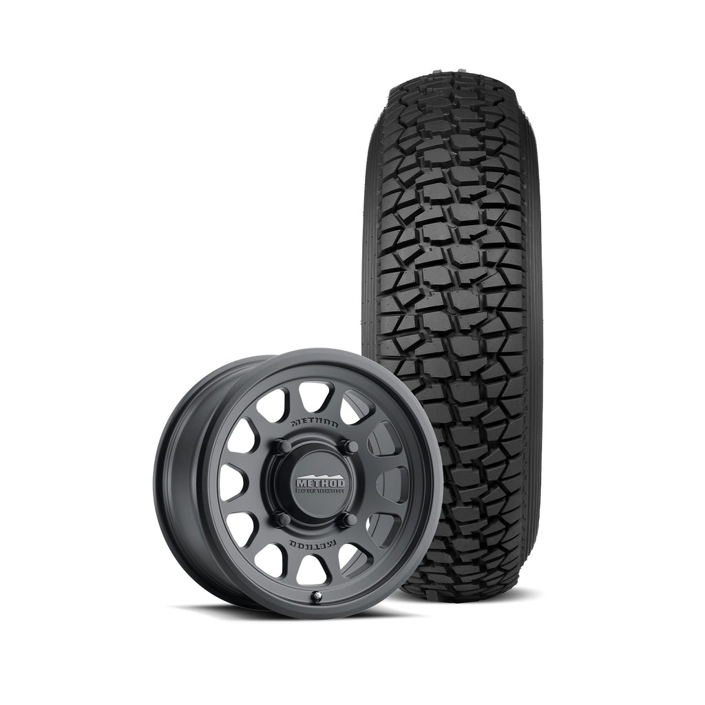 414 Bead Grip Wheel (Matte Black) + Regulator 2 Tire | Method Race Wheels