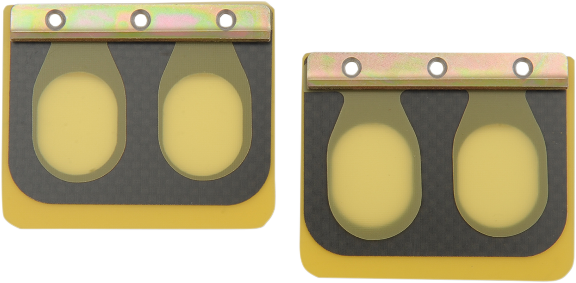 BOYESEN Replacement Pro Series Reed Set RAD-02I for Honda PSR-002 with Carbon Fiber Top and Fiberglass/Epoxy Bottom Reeds