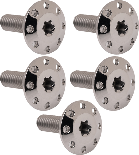 ARLEN NESS Bolt Kit - Holeshot/Front/Floating/Brake Rotor - Spoke Mount - Polished - 5 Pack 300-906