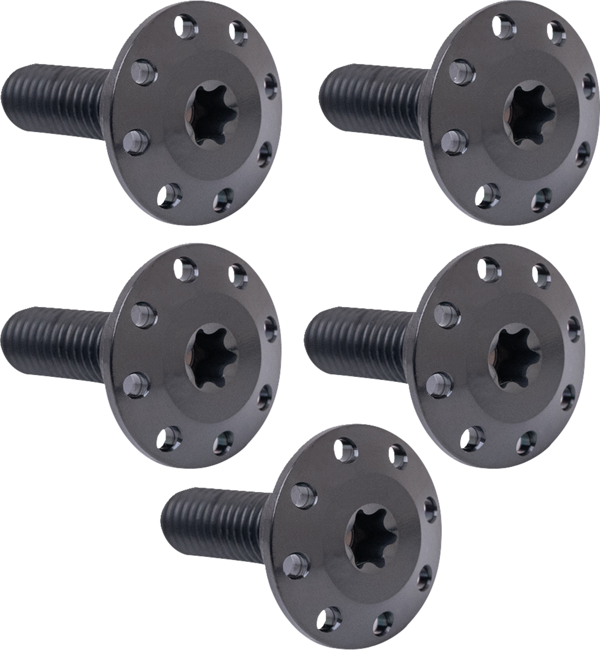ARLEN NESS Bolt Kit - Holeshot/Front/Floating/Brake Rotor - Spoke Mount - Black - 5 Pack 300-915