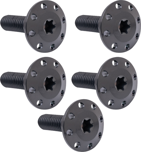 ARLEN NESS Bolt Kit - Holeshot/Front/Floating/Brake Rotor - Spoke Mount - Black - 5 Pack 300-915