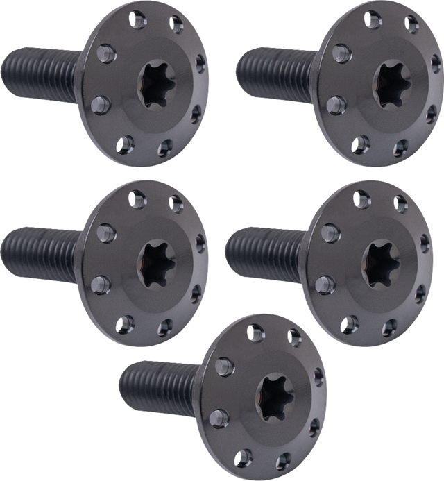 ARLEN NESS Bolt Kit - Holeshot/Front/Floating/Brake Rotor - Spoke Mount - Black - 5 Pack 300-915