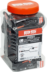 BS BATTERY Eyelet Connector - Battery - Wire Terminal - Black/Red - 20 Pack 700573