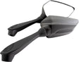 KOSO Sprint Mirrors PR Black - Fits M8 and M10 Motorcycles