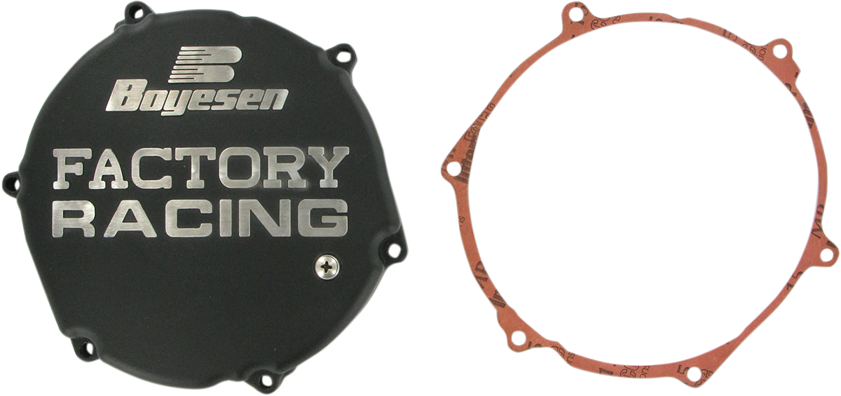 BOYESEN Clutch Cover for Kawasaki CC12B - Black | Race Performance Upgrade