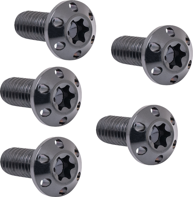 ARLEN NESS Bolt Kit - Holeshot/Brake Rotor/Rear - Hub Mount - Black - 3/8-16 x 1" - 5 Pack 300-910