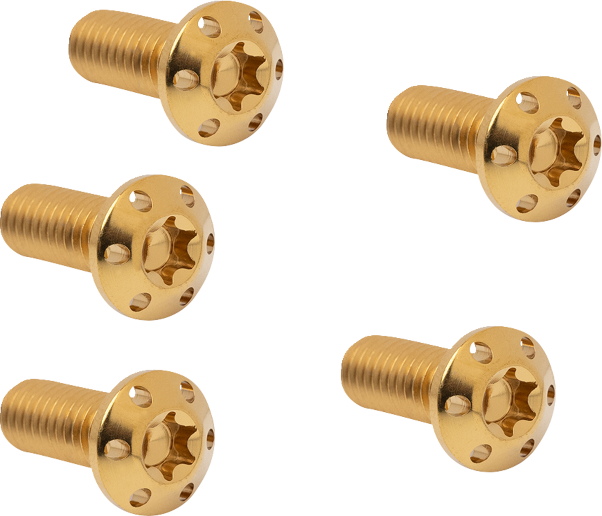 ARLEN NESS Bolt Kit - Holeshot/Brake Rotor/Front - Hub Mount - Gold - 5/16-18 x 7/8" - 5 Pack 300-914