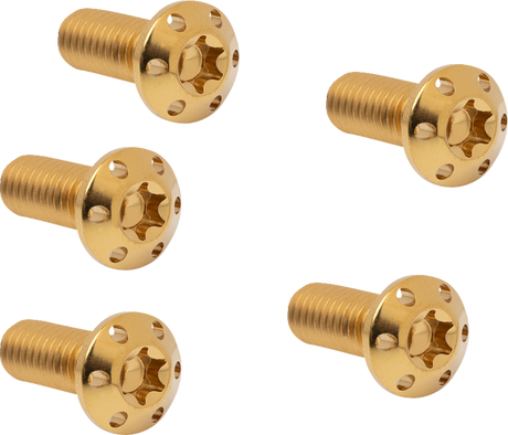 ARLEN NESS Bolt Kit - Holeshot/Brake Rotor/Front - Hub Mount - Gold - 5/16-18 x 7/8" - 5 Pack 300-914