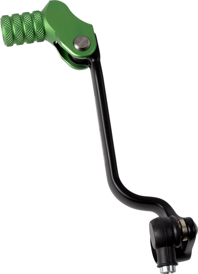 MOOSE OFFROAD Green Shift Lever with 20 mm Offset for ATVs and Dirt Bikes - Part 81-0350-10-30