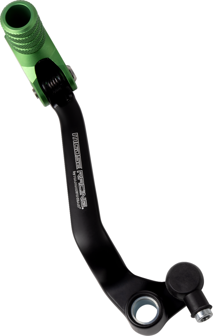MOOSE OFFROAD Green Shift Lever with 20 mm Offset for ATVs and Dirt Bikes - Part 81-0350-10-30