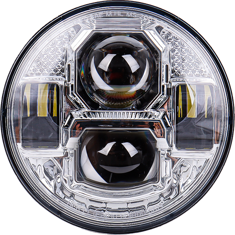 PATHFINDER UV5C 5 3/4-Inch Rugged Ultra View LED Headlight for Jeep Wrangler, Toyota Tacoma, and Ford F-150