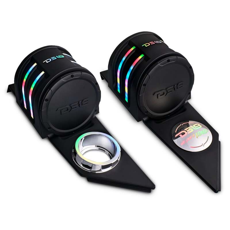 DS18 SLG-HD6V2 Headrest Enclosure for Polaris Slingshot with 4 x 6.5-inch Speaker Compatibility