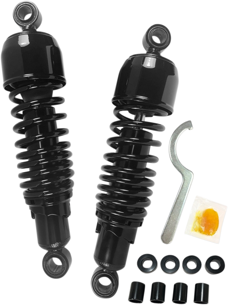 Drag Specialties Shocks Replacement Shock Absorbers - 11.5 Inch Black C16-0131NUGB for Harley Davidson Touring Models