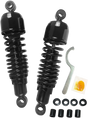 Drag Specialties Shocks Replacement Shock Absorbers - 11.5 Inch Black C16-0131NUGB for Harley Davidson Touring Models