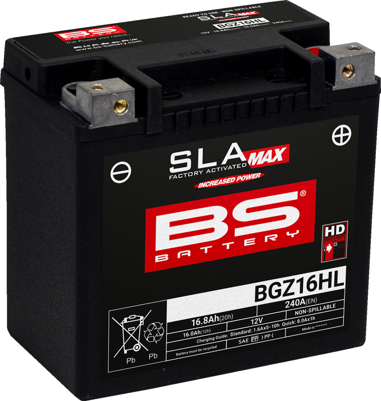 BS BATTERY Battery - BGZ16HL (GYZ) 300932