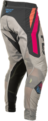 Fly Racing Lite Vice Pants for Motocross – Light Grey/Pink/Coral, Size 28 – Designed for Honda, Yamaha, Kawasaki, Suzuki, and KTM Bikes