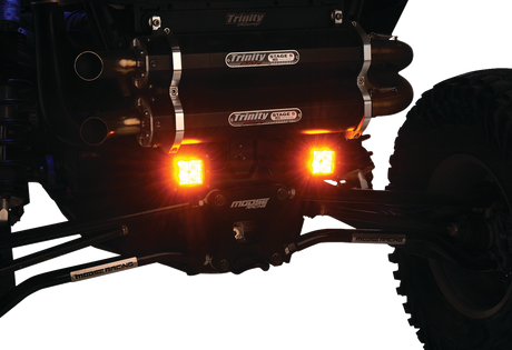 MOOSE OFFROAD Light Pods - LED - 3" - Amber MSE-LPKITA