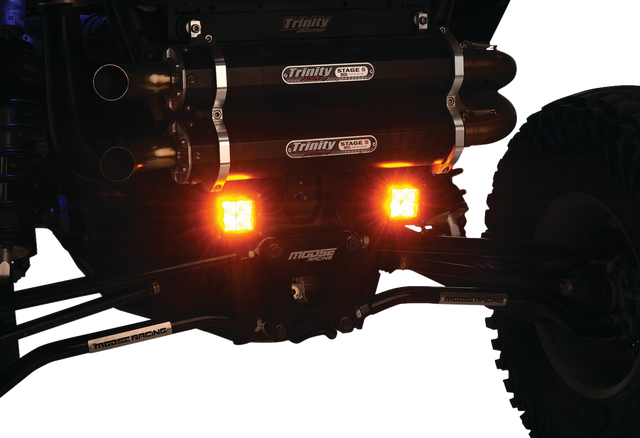 MOOSE OFFROAD Light Pods - LED - 3" - Amber MSE-LPKITA