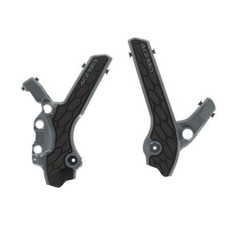 Acerbis 2983341019 X-Grip Frame Guards for Suzuki DRZ400E/S/SM - Gray/Black