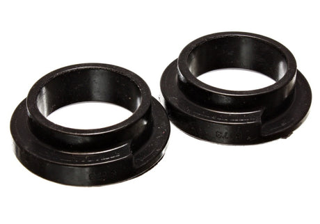 Energy Suspension Hyper-Flex Coil Spring Isolators Set for Passenger Vehicles - 2 1/8 inch ID, 2 1/2 inch OD, 5/8 inch Riser Height