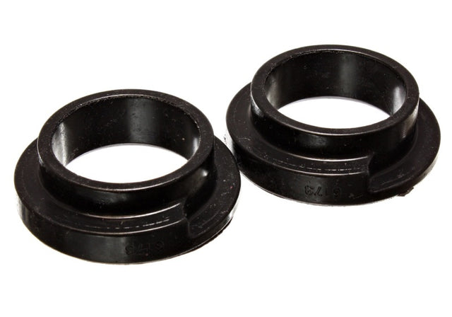 Energy Suspension Hyper-Flex Coil Spring Isolators Set for Passenger Vehicles - 2 1/8 inch ID, 2 1/2 inch OD, 5/8 inch Riser Height