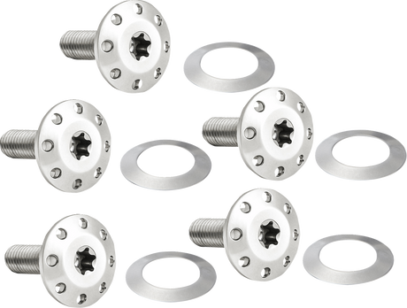 ARLEN NESS Bolt Kit - Holeshot/Front/Floating/Brake Rotor - Spoke Mount - Polished - 5 Pack 300-905