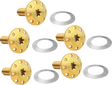 ARLEN NESS Bolt Kit - Holeshot/Front/Floating/Brake Rotor - Spoke Mount - Gold - 5 Pack 300-916