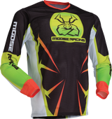 Moose Offroad Youth Agroid Mesh Jersey - Hi-Viz/Black, XL, Fits Most Off-Road Vehicles