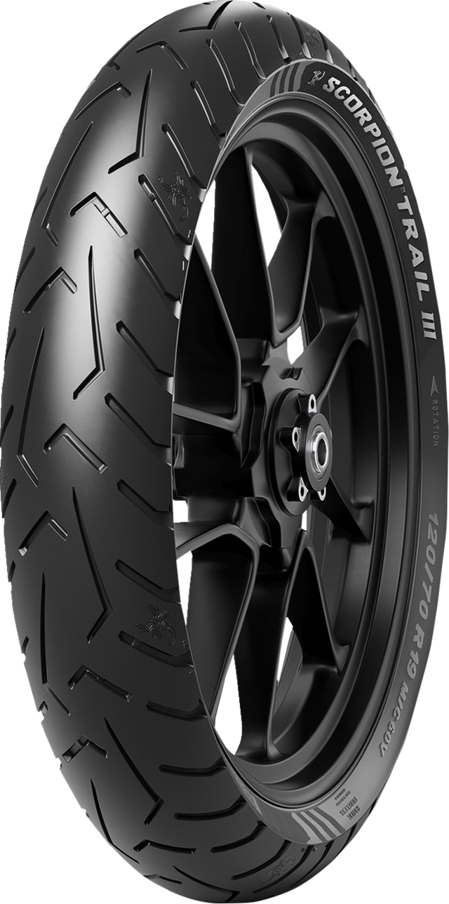 PIRELLI Tire - Scorpion™ Trail III - Front - 120/70ZR19 - 60W 4255200