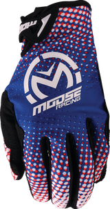 MOOSE OFFROAD SX1™ Gloves - Red/White/Blue - Medium 3330-8061