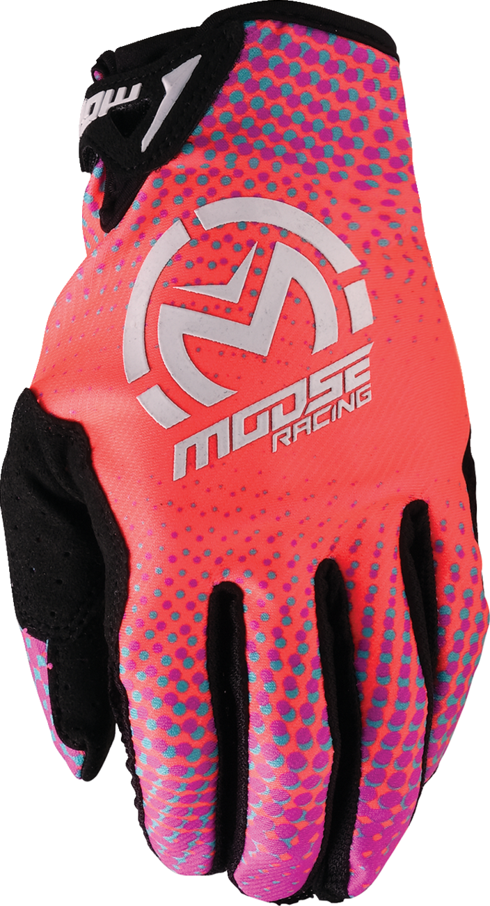 MOOSE OFFROAD SX1™ Gloves - Pink/Purple/Teal - 3XL 3330-8077