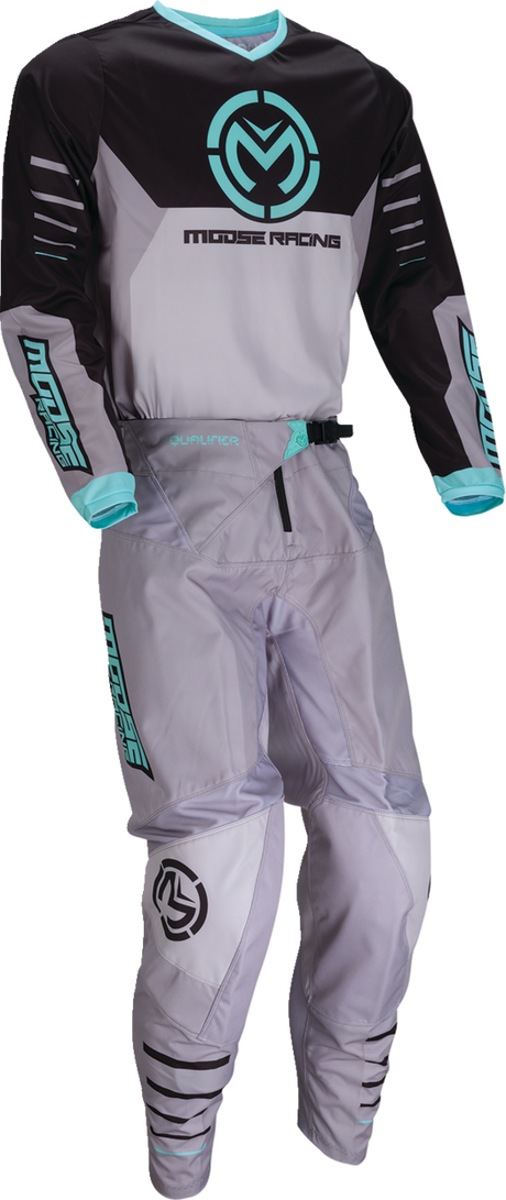 MOOSE OFFROAD Qualifier® Pants - Gray/Teal - US 50 2901-11833