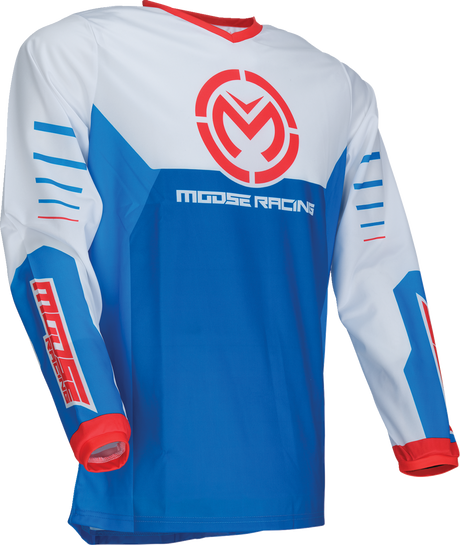 MOOSE OFFROAD Qualifier® Jersey - Red/White/Blue - XL 2910-8178