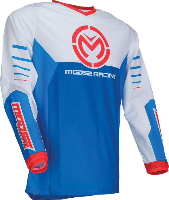 MOOSE OFFROAD Qualifier® Jersey - Red/White/Blue - XL 2910-8178