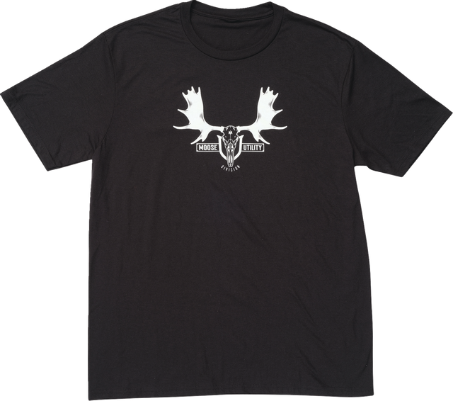 Moose Offroad Mud Euro T-Shirt in Black - 2XL by Moose Offroad (Part No. 3030-24400) – Fits Jeep Wrangler, Ford F-150, Chevrolet Silverado, Dodge Ram, Toyota Tacoma, and more