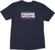 Moose Offroad All-American T-Shirt in Navy – XL, 3030-24421, Comfortable 50% Polyester, 25% Cotton, 25% Rayon Blend, Made in USA