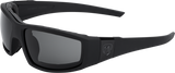 Highway 21 Flatside Hybrid Goggle Black for Motorcycle Riders with Impact-Resistant Frame and Polarized Lenses