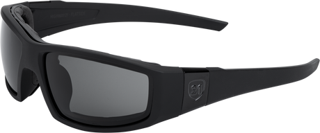 Highway 21 Flatside Hybrid Goggle Black for Motorcycle Riders with Impact-Resistant Frame and Polarized Lenses