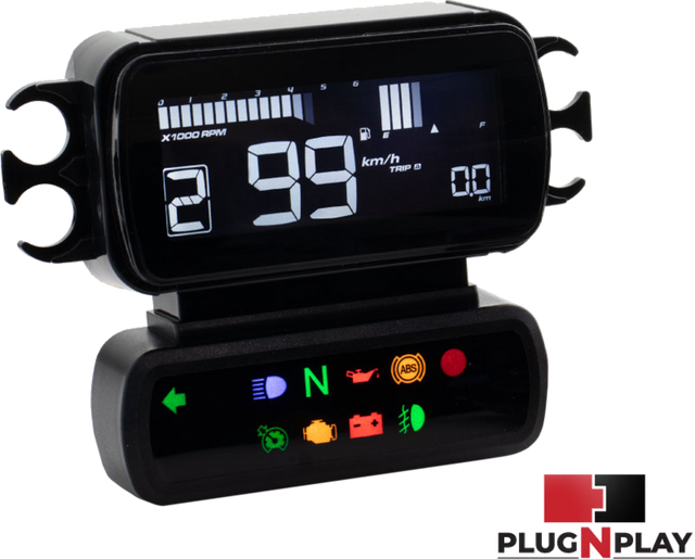KOSO BA080000 LCD HUD Gauge for Harley Davidson FXBB Softail Street Bob (2018-2022)