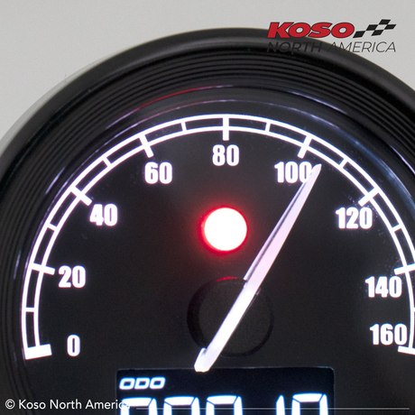 KOSO Tnt 05s D48 Speedometer with Multi-Function Display for Kawasaki Ninja 300, ZX-6R, and Z1000 (Part BA086001)