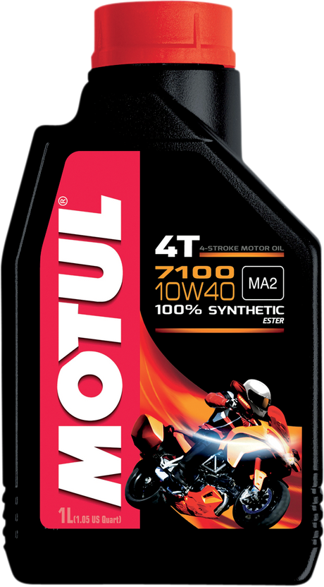 MOTUL 7100 4T Synthetic Oil - 10W-40 - 1L 104091