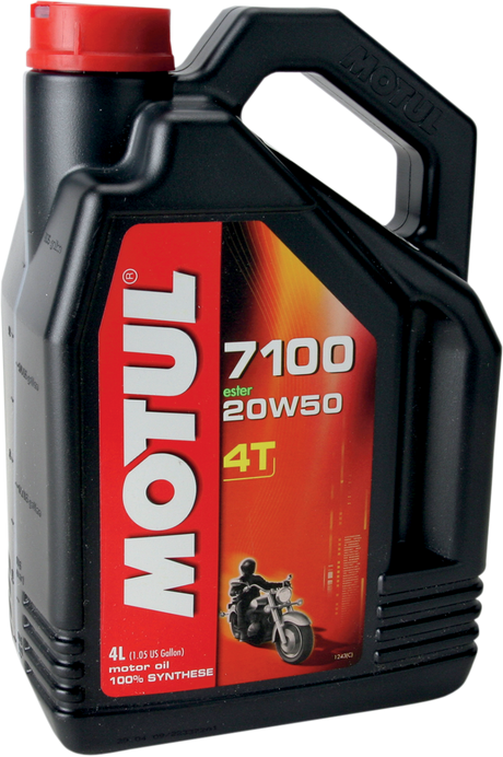 MOTUL 7100 4T Synthetic Oil - 20W-50 - 4L 104104