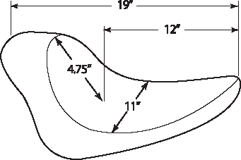 Drag Specialties Seats Solo Seat - Smooth Black for Harley FXST/FLST 2000-2017 Part 0802-0638