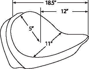 DRAG SPECIALTIES SEATS Solo Seat with Driver Backrest for Harley FXST/FLST 1984-1999 - Smooth Finish