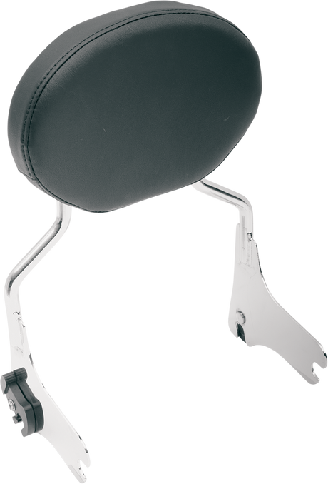Drag Specialties Seats Oval Sissy Bar Pad for Harley Davidson FL 1997-2022 with Smooth Finish - Part 0822-0118