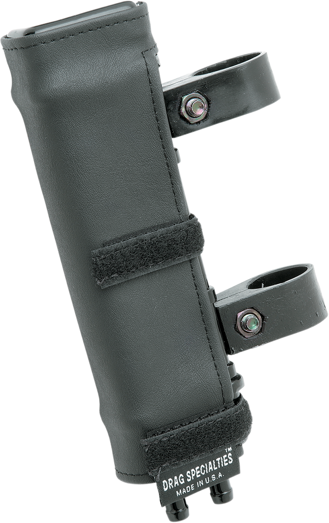 DRAG SPECIALTIES SEATS Black Oil Cooler Cover for OEM and Jagg Slimline Oil Coolers - Fits Harley Davidson Touring Models